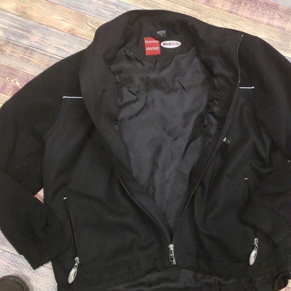NITRO RACING MOTORCYCLE JACKET fleece/poly SIZE SM - Picture 4 of 8